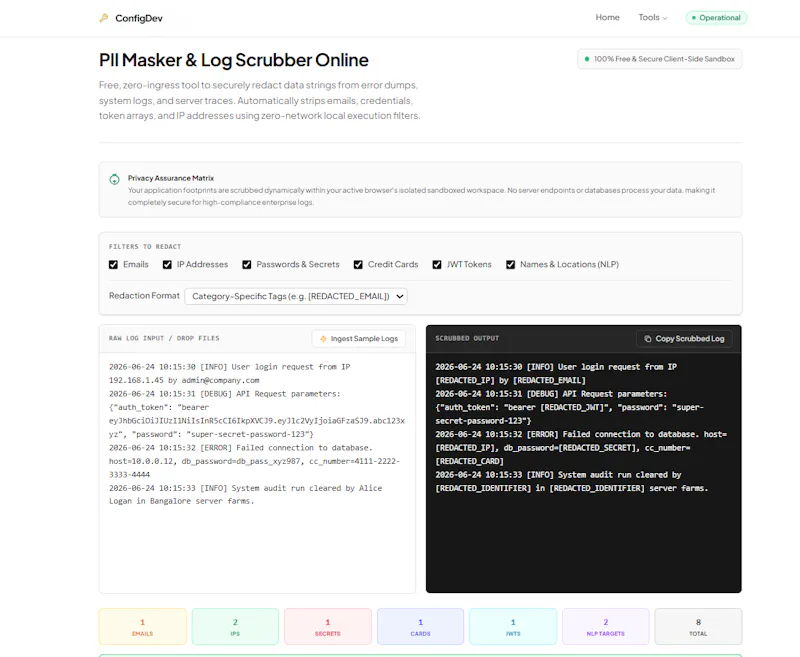 Configdev screenshot 2