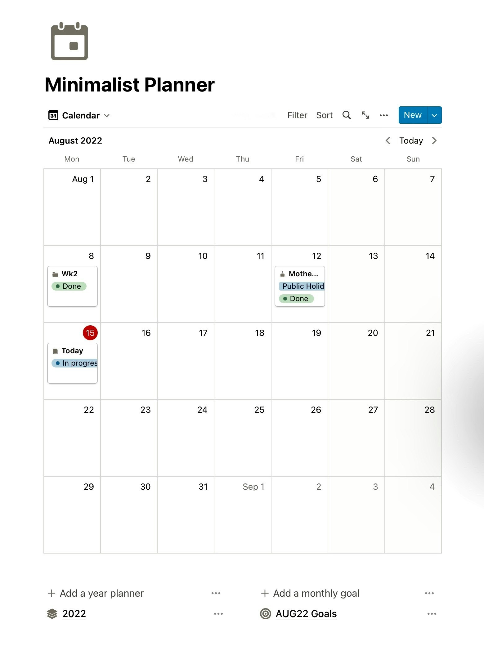 Ultimate Minimalist Planner gallery image