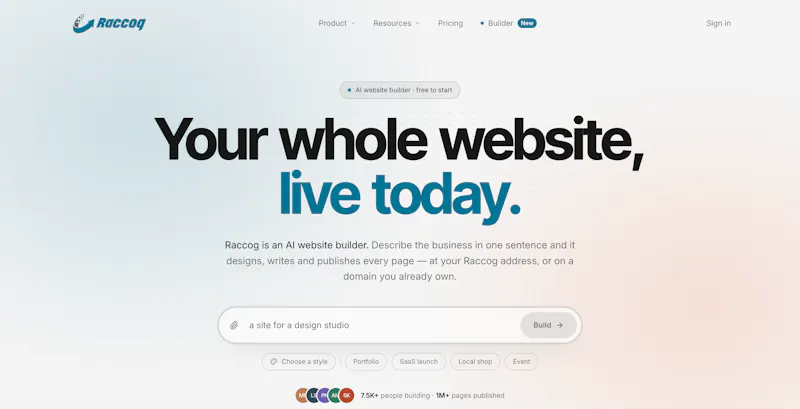Raccog AI screenshot 1