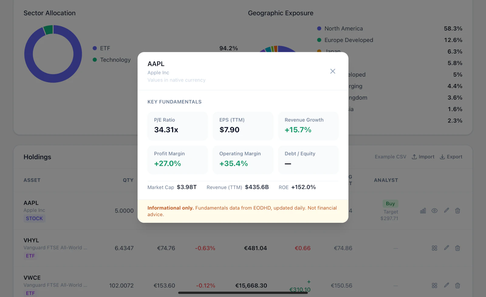 FolioTrack screenshot 6