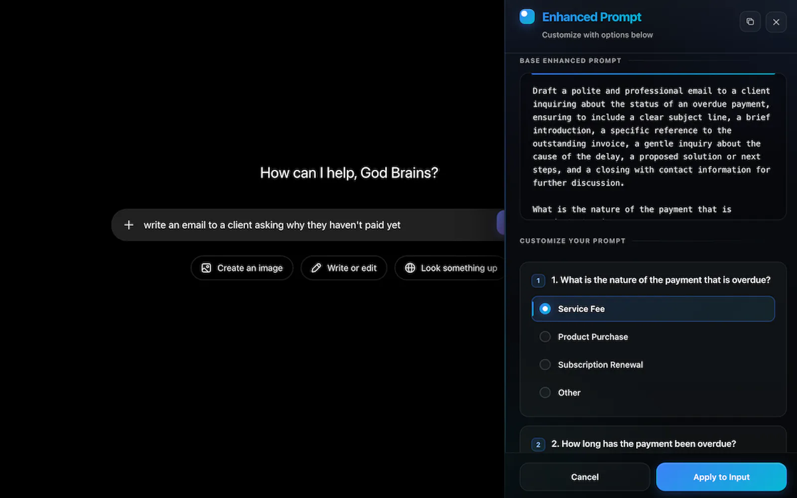 PromptBuff screenshot 2