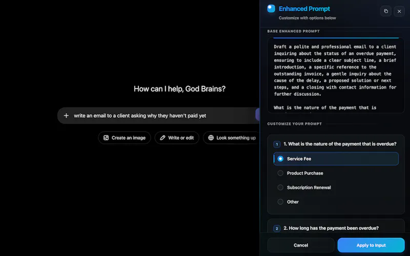 PromptBuff screenshot 2
