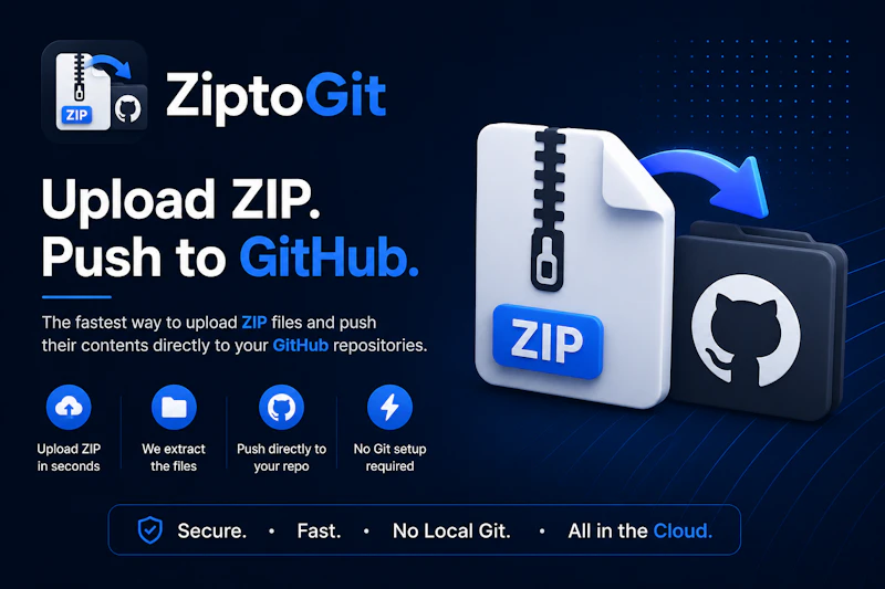 ZiptoGit screenshot 1