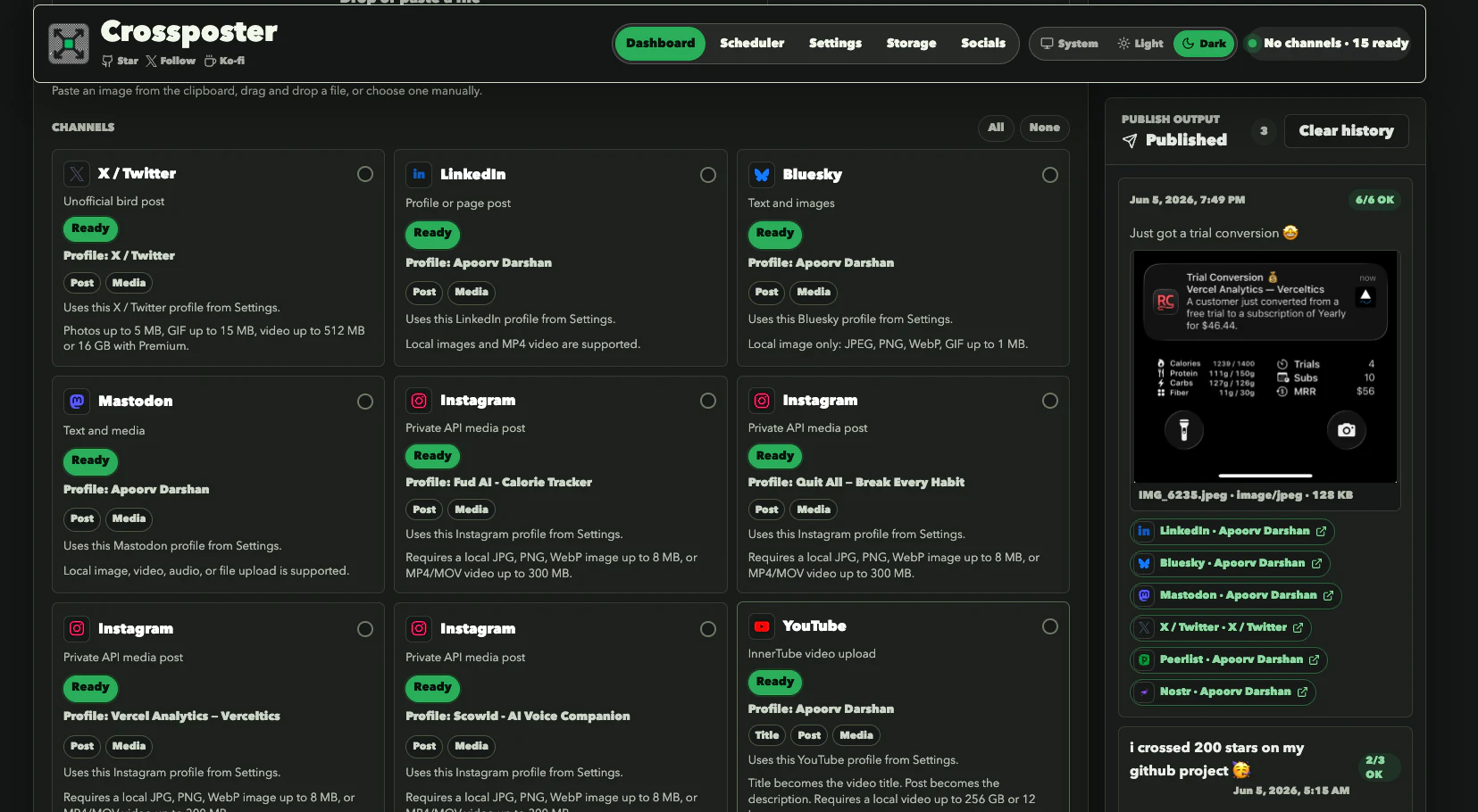 Crossposter screenshot 3