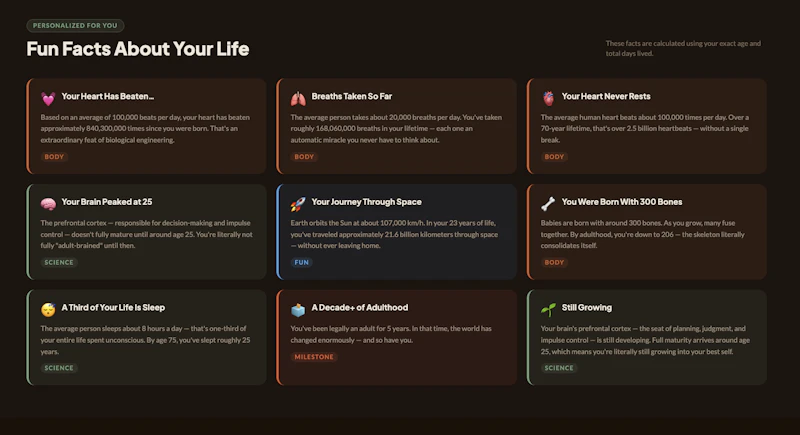 AgeCalcFree screenshot 4