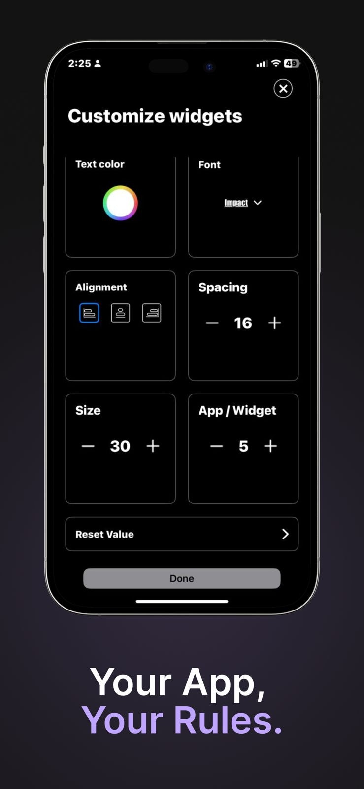LessPhone: Minimalist Launcher for iOS screenshot 5