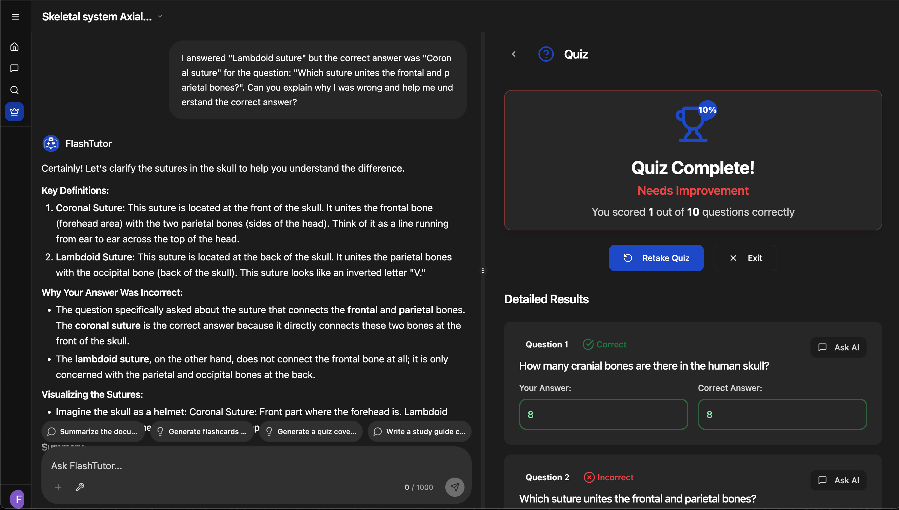 FlashTutor - 문서 및 생각의 AI 교사, 플래시 카드 및 퀴즈 미디어 8