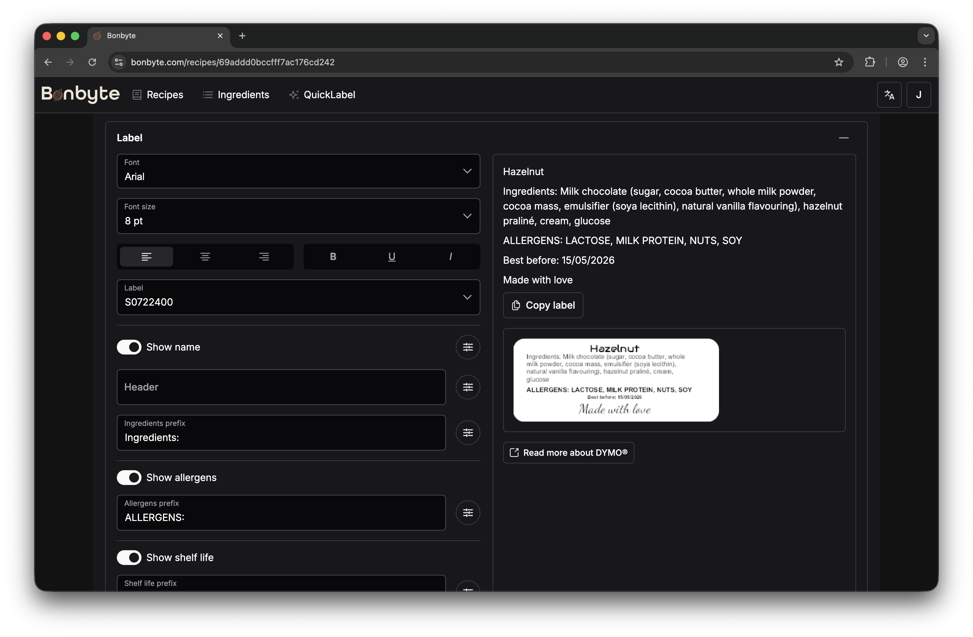 Bonbyte - Screenshot 4 showing product features and functionality