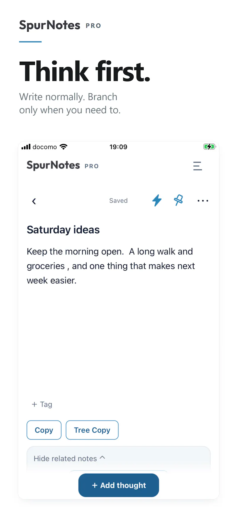 Spur Notes screenshot 1