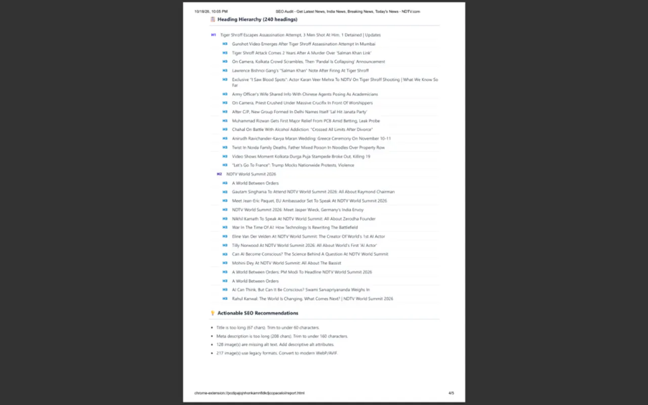 SEO X-Ray & Audit Pro gallery image