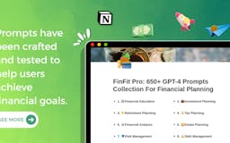 FinFit: Prompts for Financial Planning media 2
