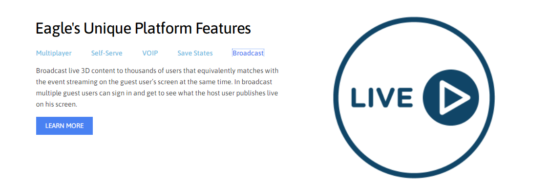 Eagle 3D Streaming gallery image