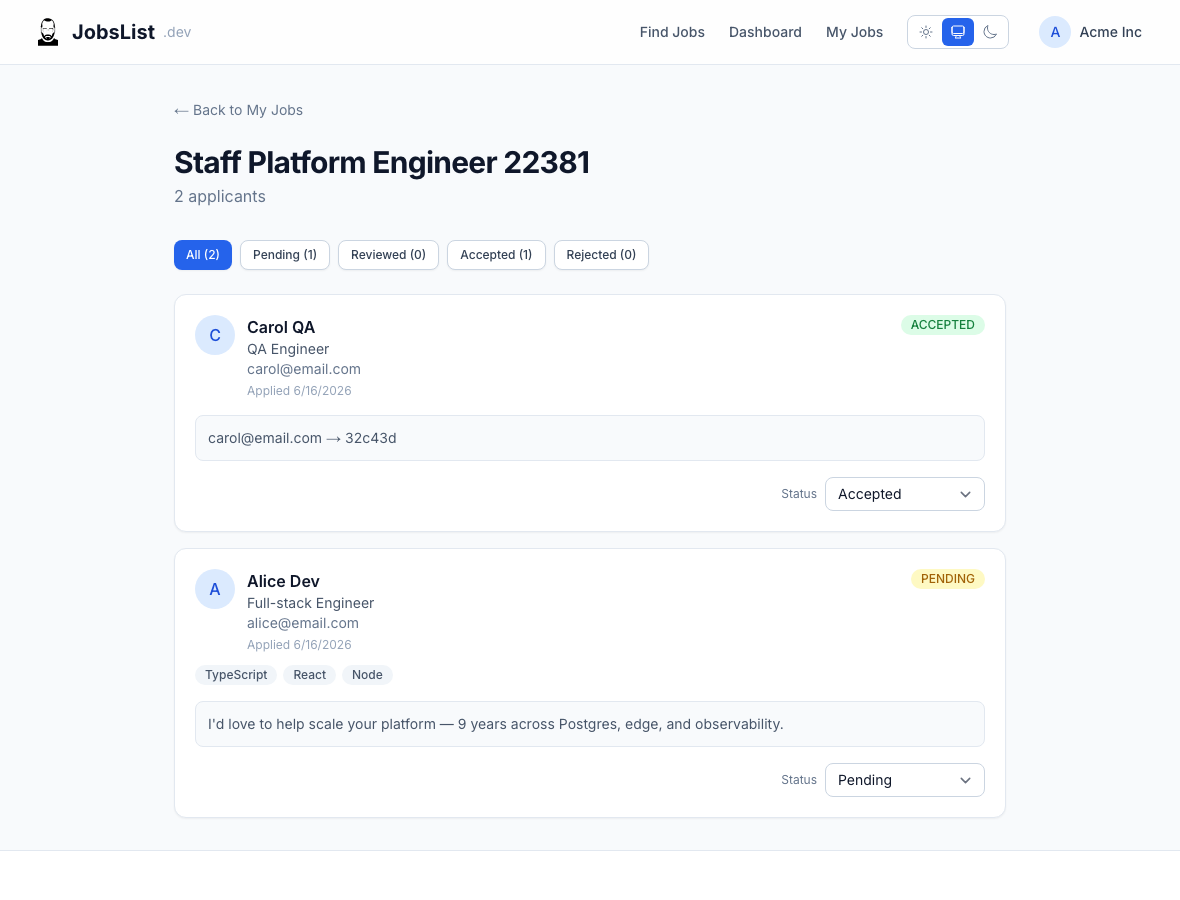 JobsList.dev gallery image