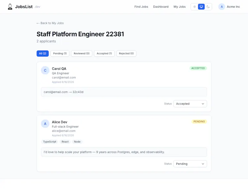 JobsList.dev screenshot 7