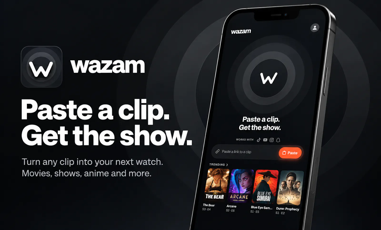 Wazam screenshot 1