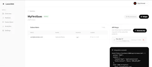 Launchlist gallery image
