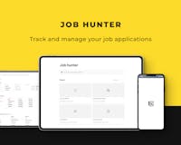Job hunter Notion Template media 1