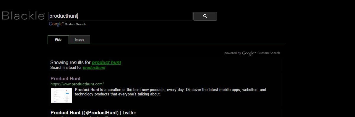 Blackle gallery image