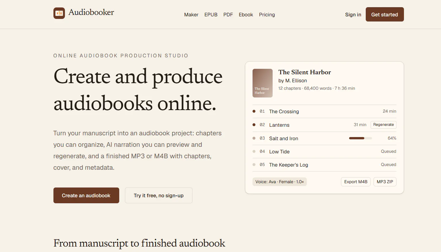 Audiobooker gallery image
