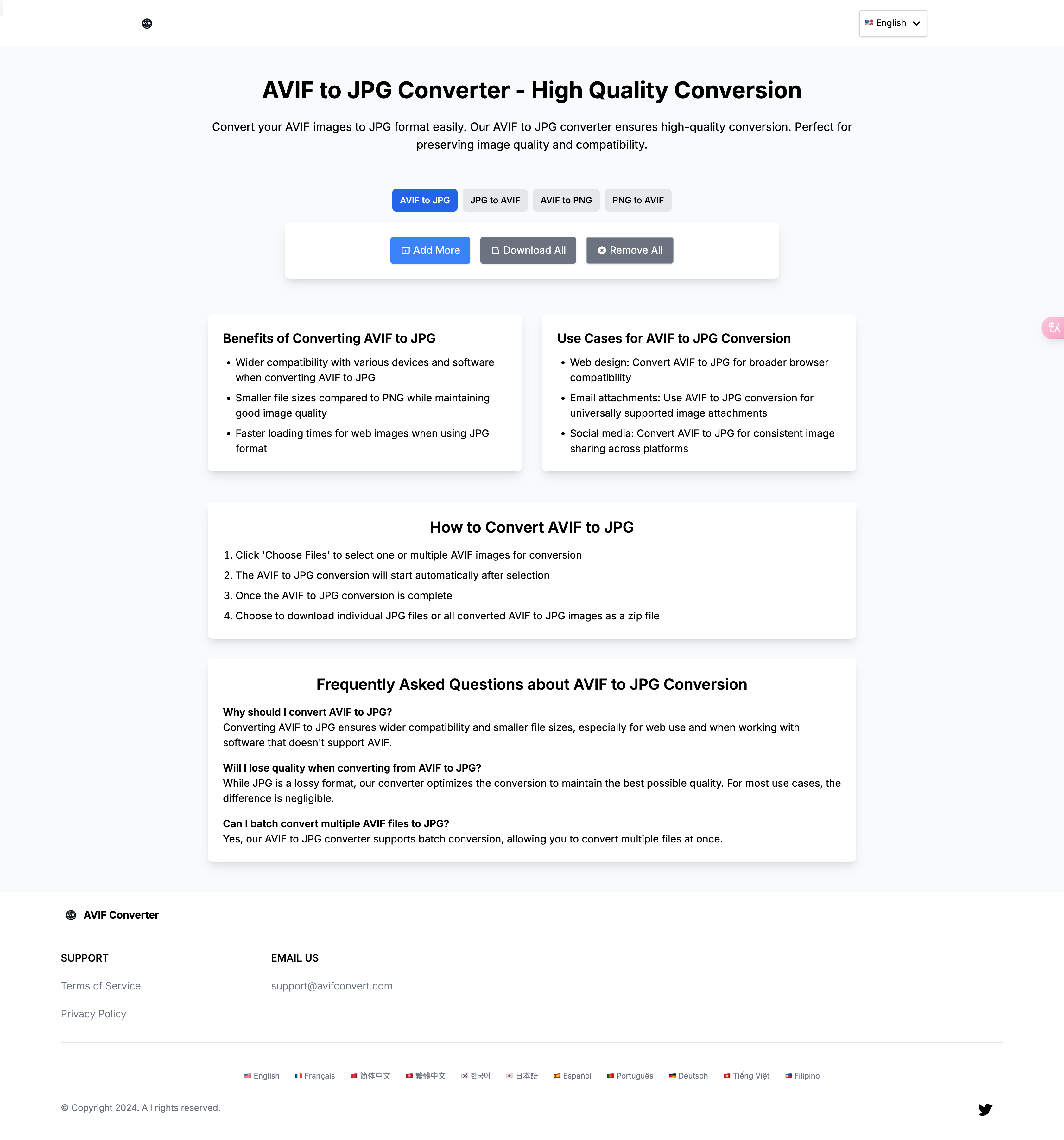 AVIF -Konverter - Kostenloses Online -Image -Conversion -Tool Medien 3