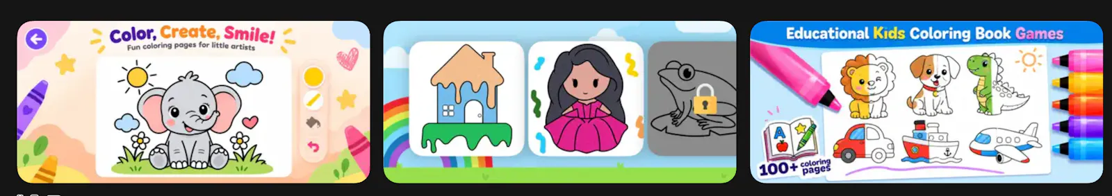 Kids Colouring & Drawing Games screenshot 1