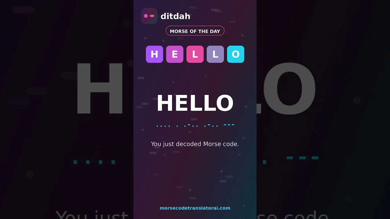 Morse Code Translator gallery image