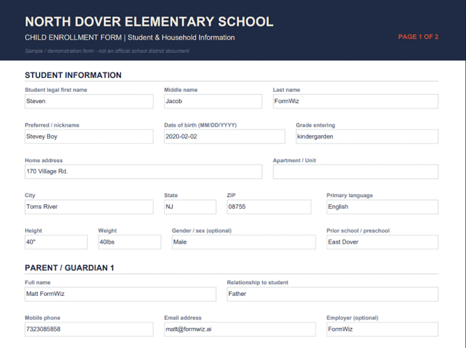 FormWiz screenshot 6