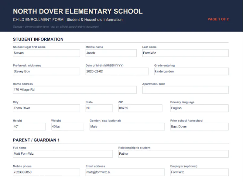 FormWiz screenshot 6