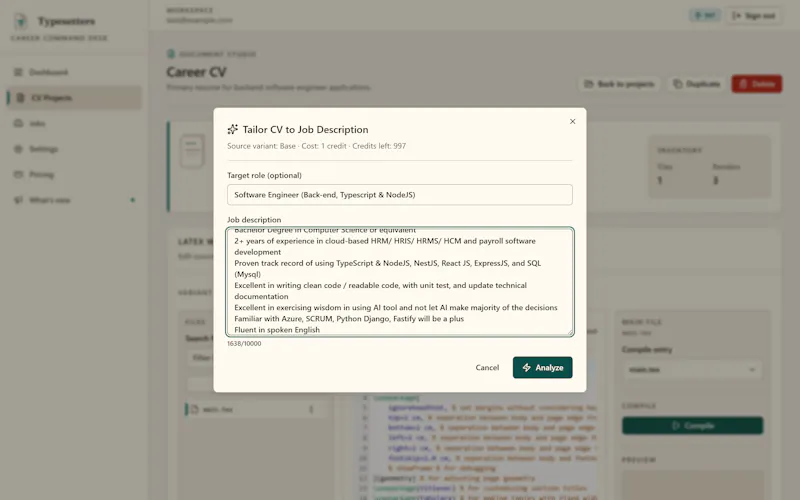 Typesetters screenshot 2