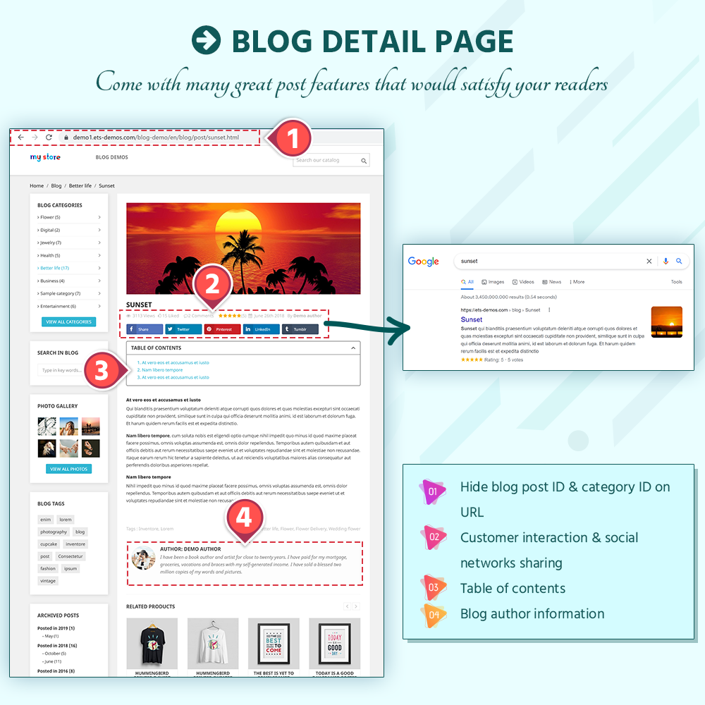  BLOG – All In 1 PrestaShop Blog Module gallery image