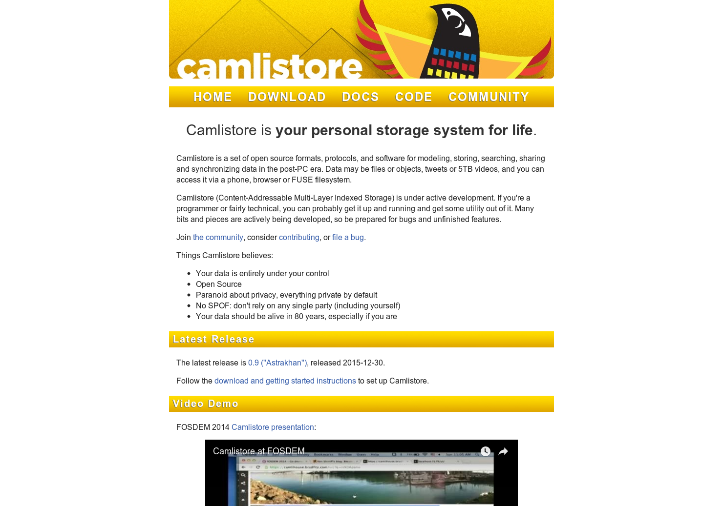Camlistore
