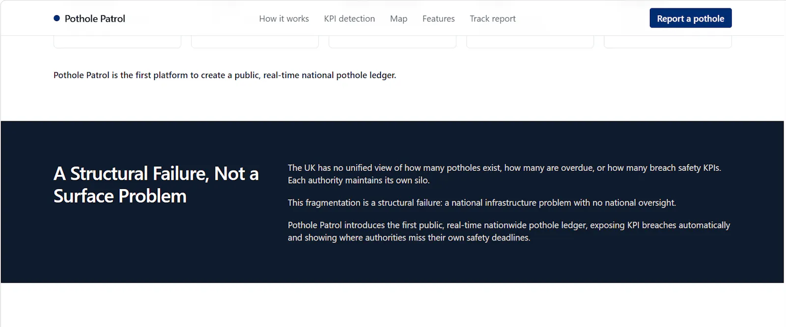 Pothole Patrol — UK Pothole Reporting. screenshot 3