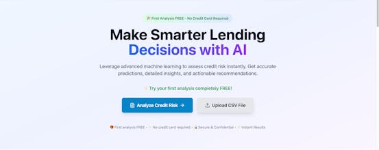 AI credit risk analyser gallery image