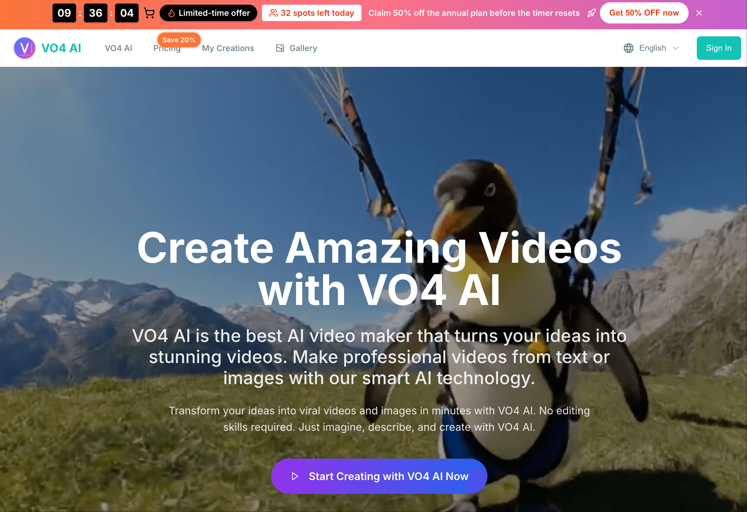 vo4 ai video gallery image