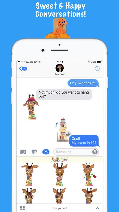 Happy Juul iMessage Stickers And Sketches gallery image