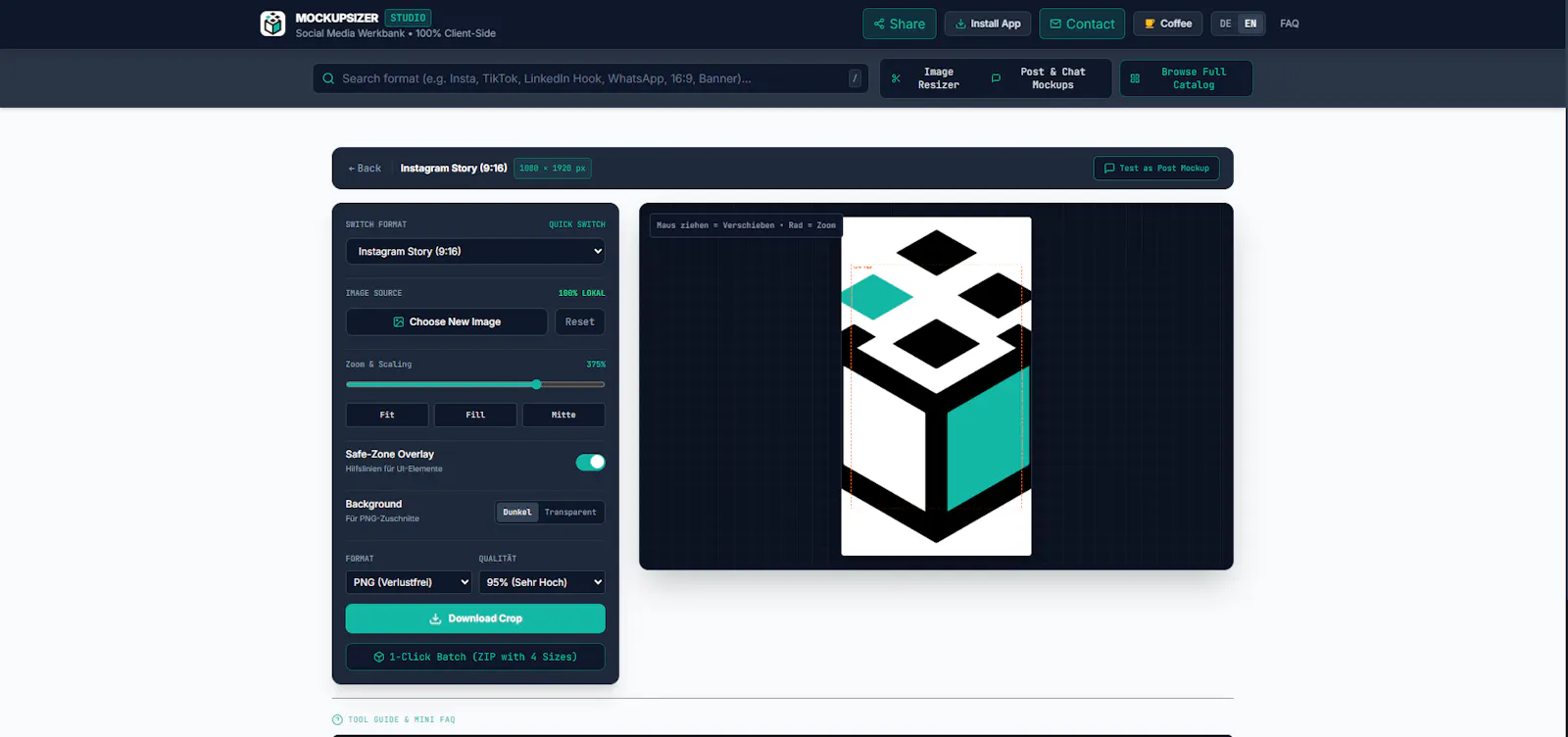 MockupSizer Studio screenshot 1
