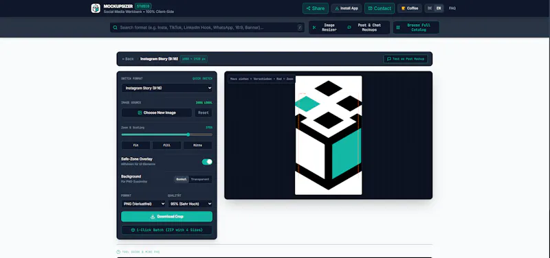 MockupSizer Studio screenshot 1