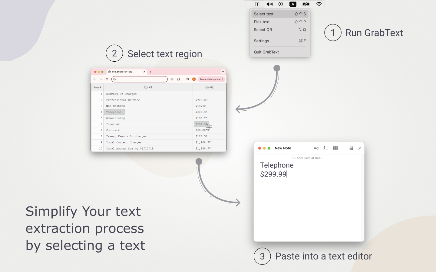 GrabText gallery image