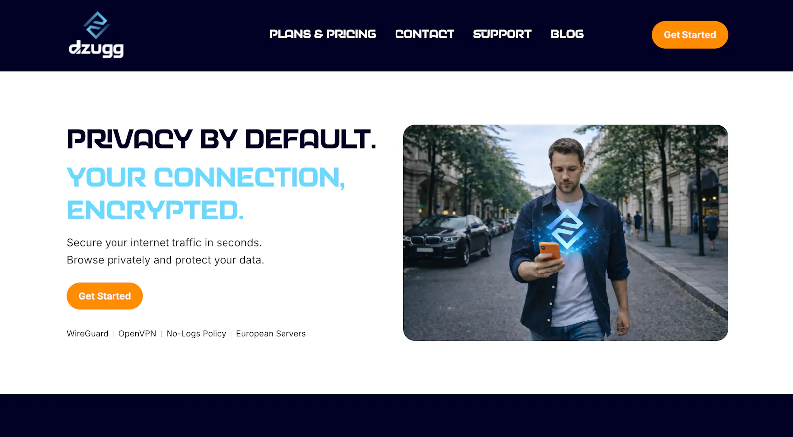 dzugg VPN screenshot 1