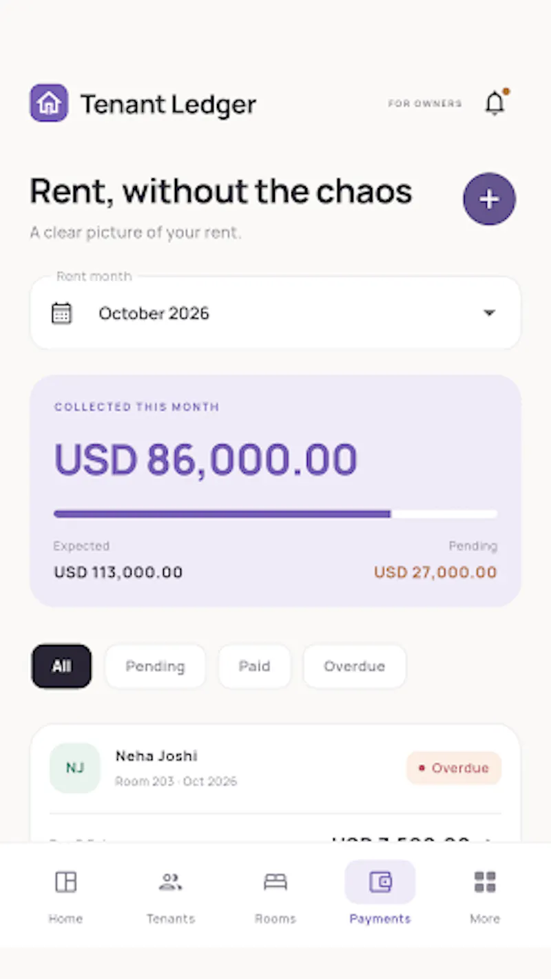 PG Manager screenshot 2