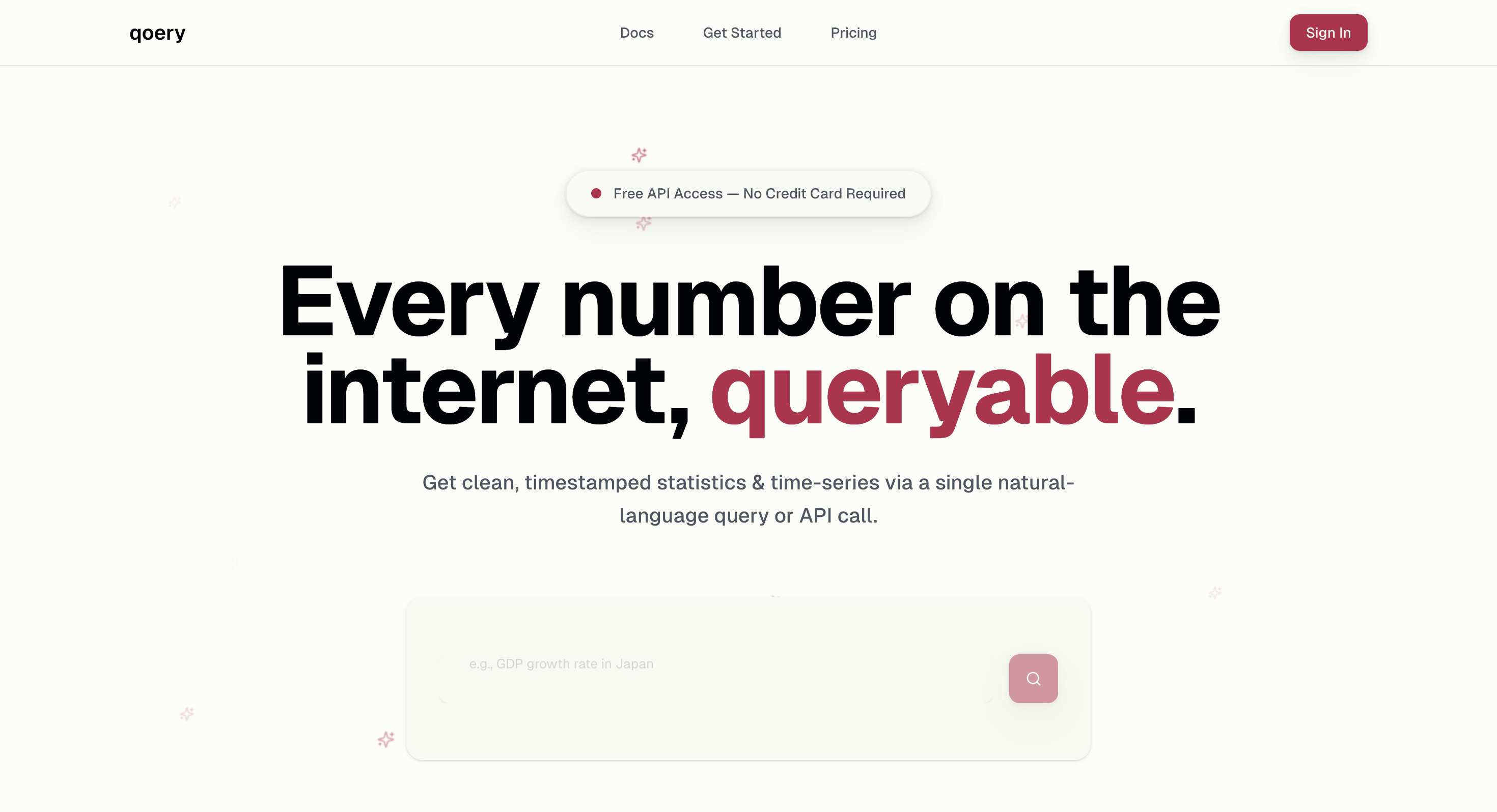 qoery - every stat queryable screenshot 2