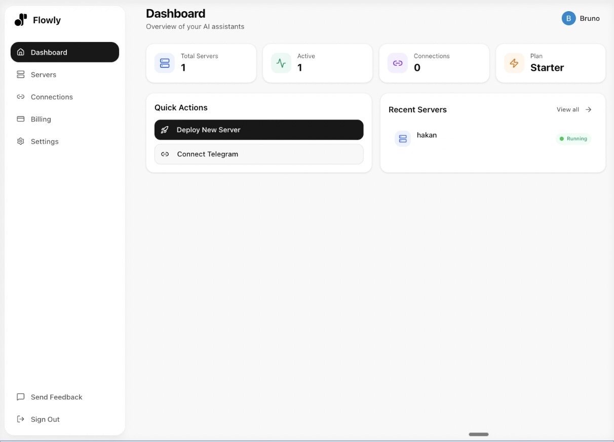 Flowly - Screenshot 2 showing product features and functionality