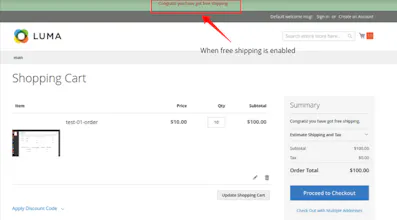 Free Shipping Bar gallery image