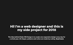 Daily CSS Design media 1