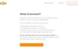 Burnout Risk by Ambr media 3