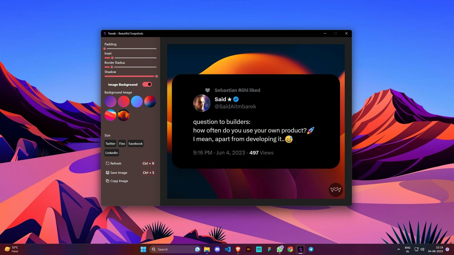 Mídia 1 de Tweak