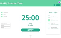 Clockify Pomodoro Timer media 2
