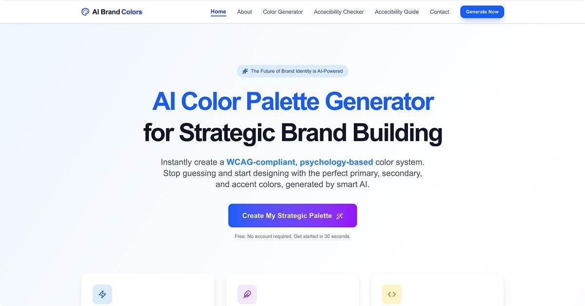 AI Brand Color Generator  gallery image