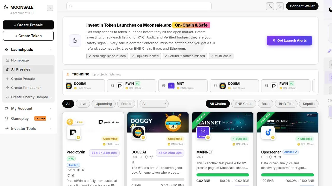 MoonSale Launchpad gallery image
