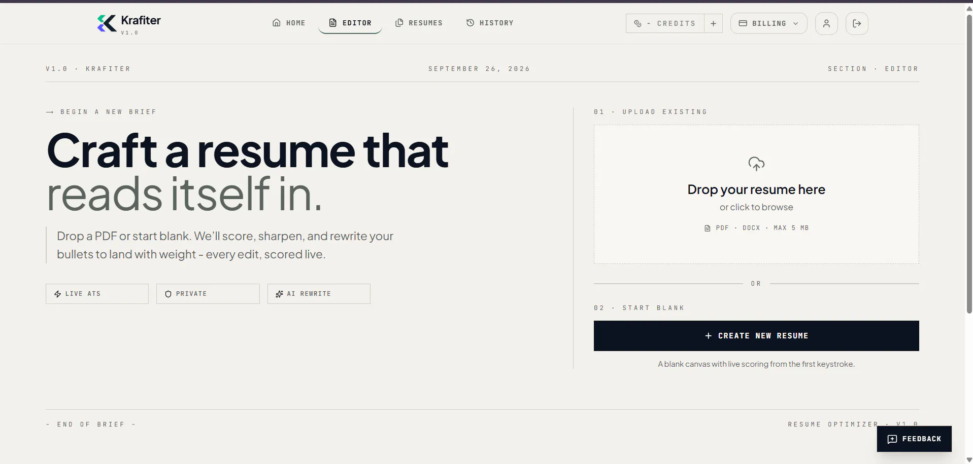 Krafiter screenshot 2